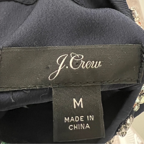 JCrew Peplum Top with Jeweled Accent Size M Pre-worn - Picture 4 of 4